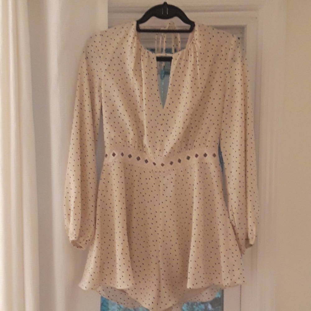 Adorable polka dot romper